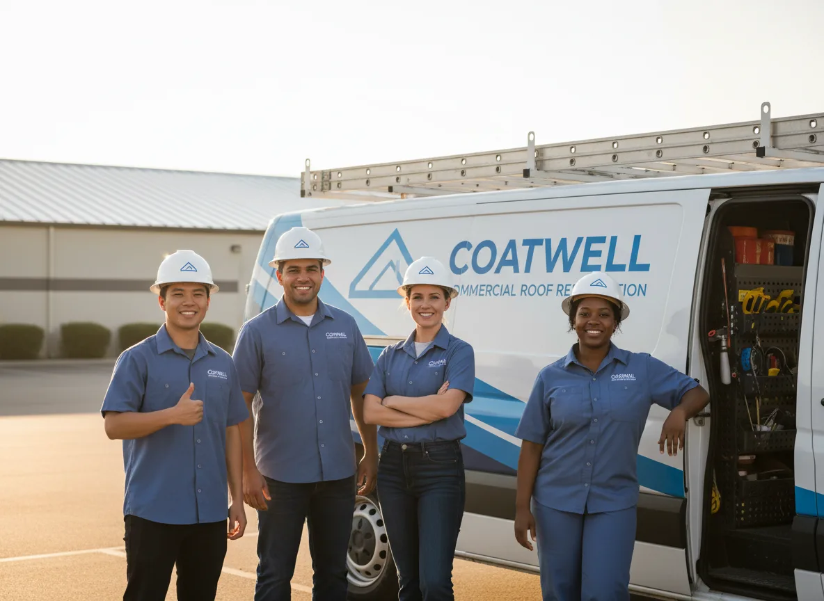 Commercial roof coating company in Carson, WA